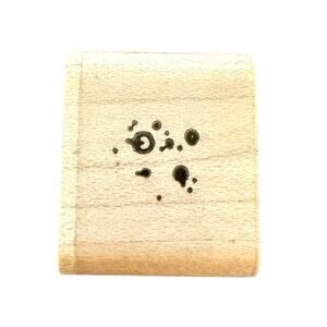 DOTS Random Spots A 169 Mounted Rubber Stamp
